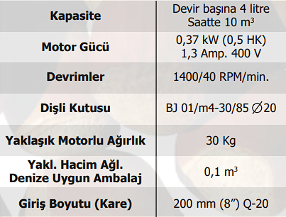 Hava Kilidi ALV-52 - Akyürek Makine Hava Kilidi ALV-52 - Akyürek Makine